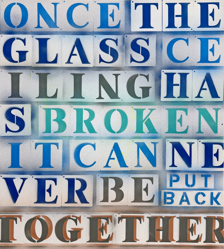 Glass Ceiling - part of the VOICES (That is what she
said) collection